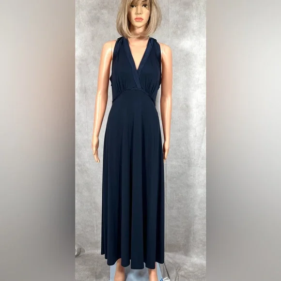 blue dress for baby girl Long Sleeve Knit Pleated Dress – Elie Tahari main image 0